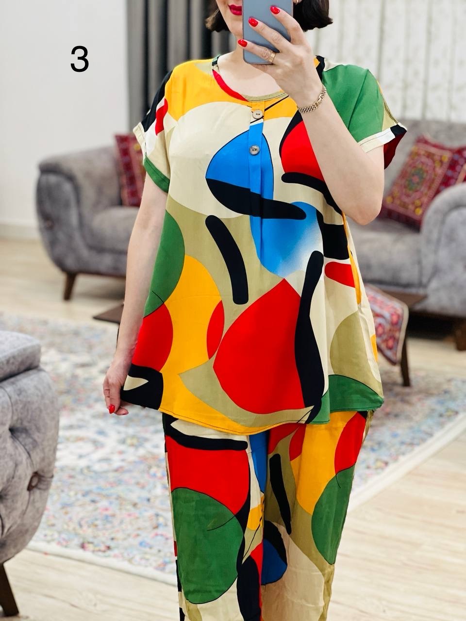 عکس محصول ست نخی سوسن - شماره 3