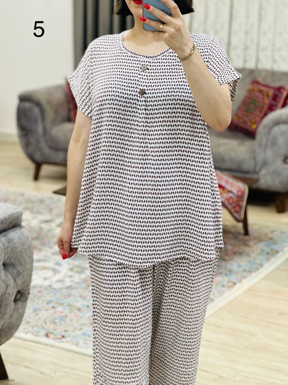 عکس محصول ست نخی سوسن - شماره 5