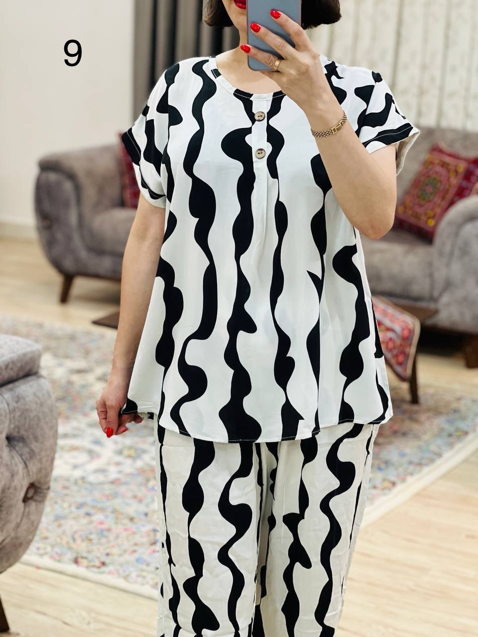 عکس محصول ست نخی سوسن - شماره 9