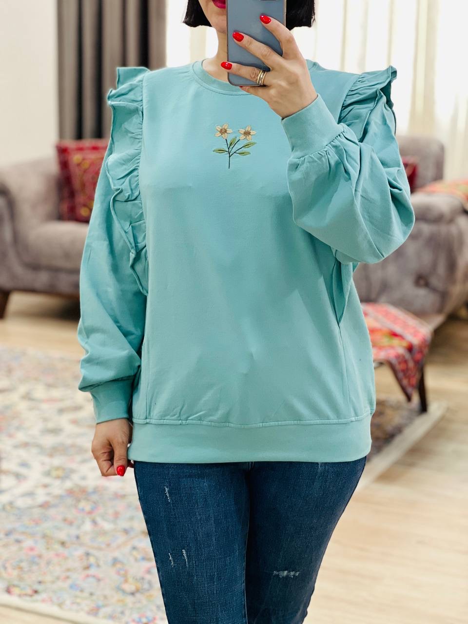 عکس محصول بلوز چین دار بهاره - شماره 5