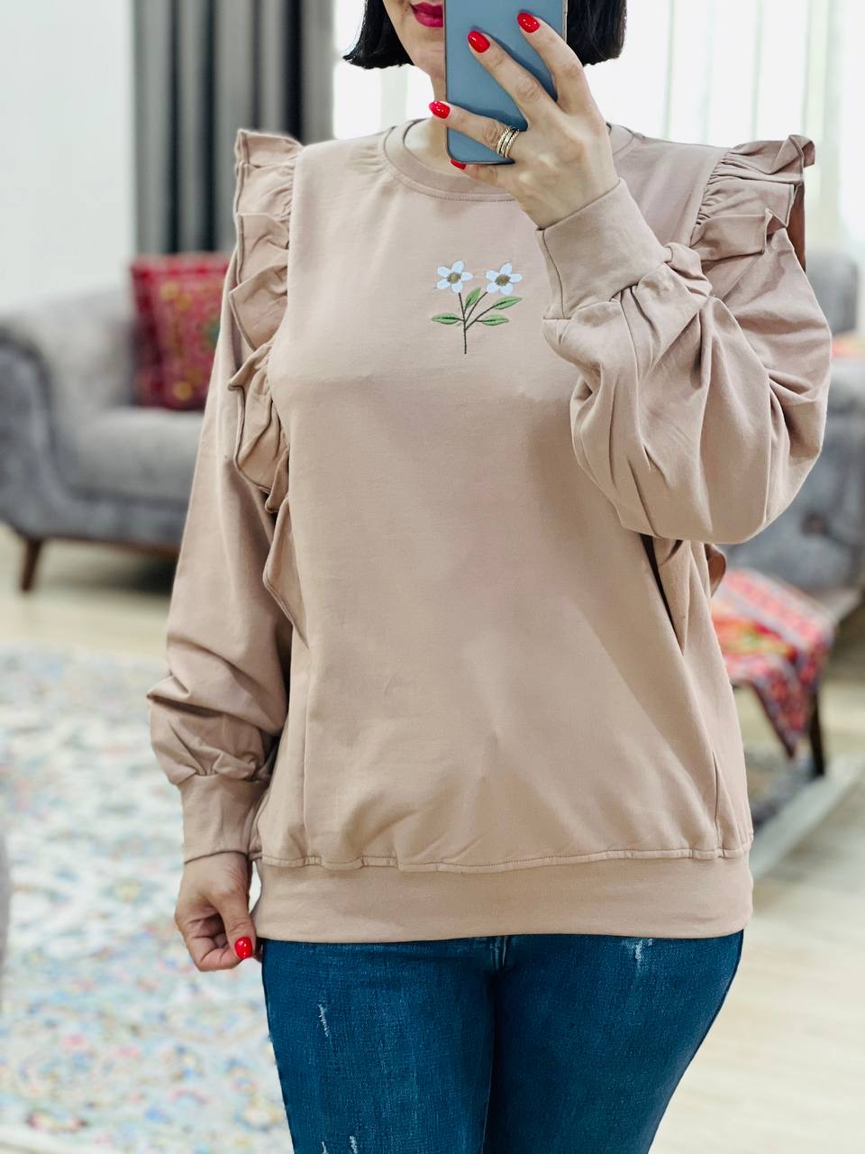 عکس محصول بلوز چین دار بهاره - شماره 9