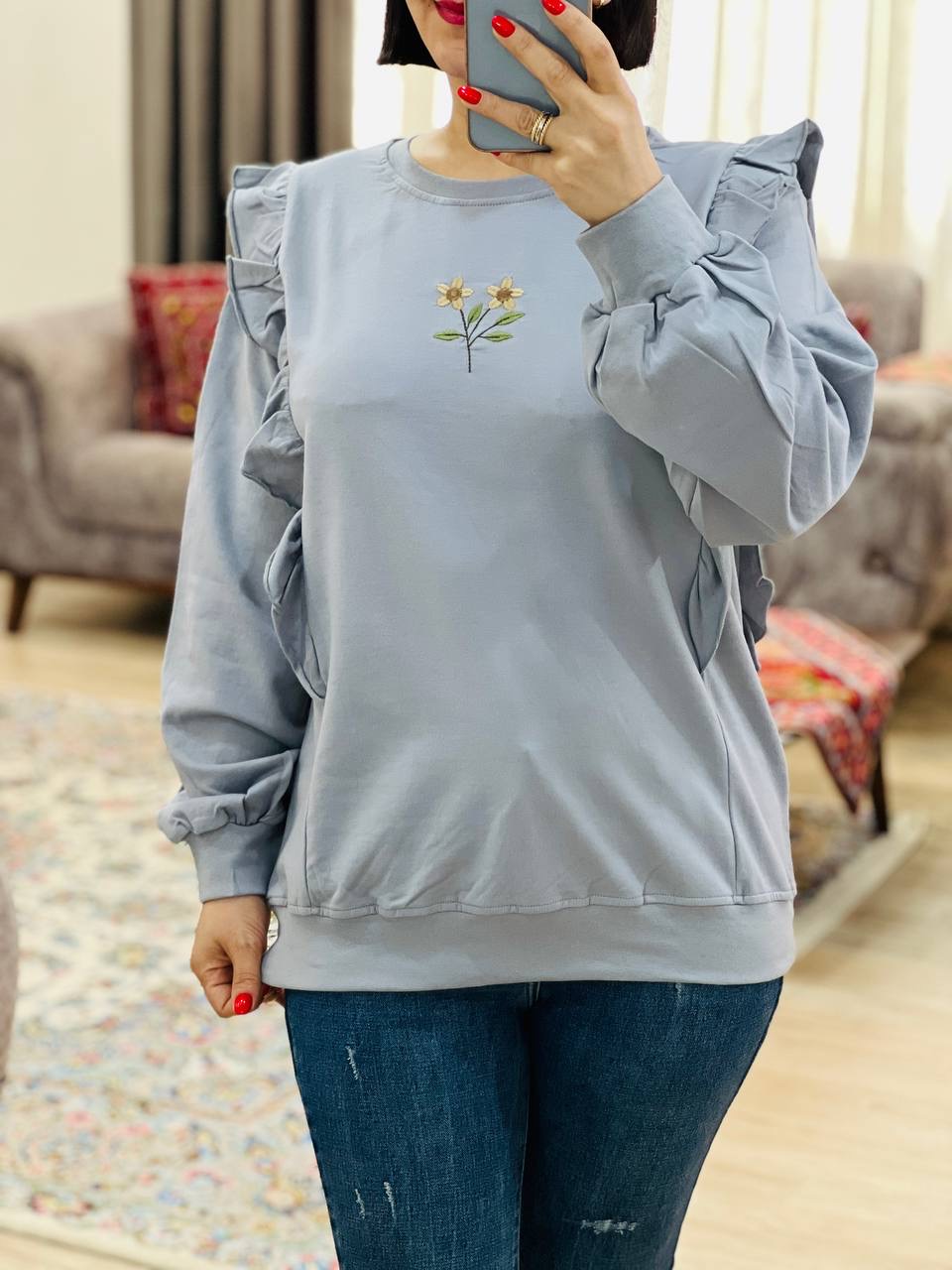 عکس محصول بلوز چین دار بهاره - شماره 8