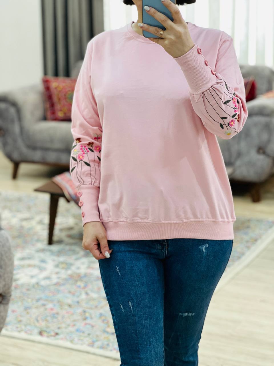 عکس محصول بلور آستین گلدوزی پروانه - شماره 5