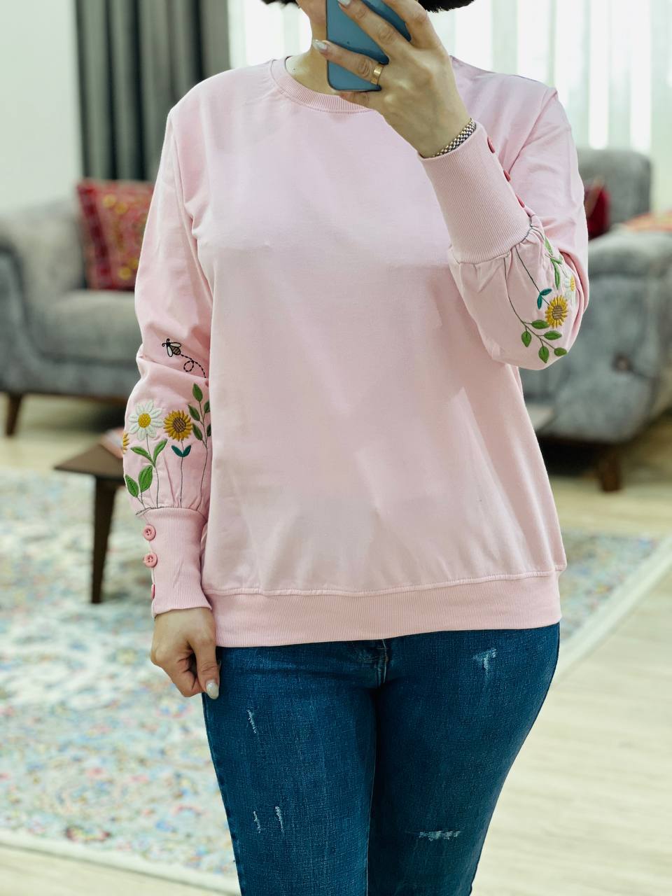 عکس محصول بلوز آستین گلدوزی زنبور - شماره 2