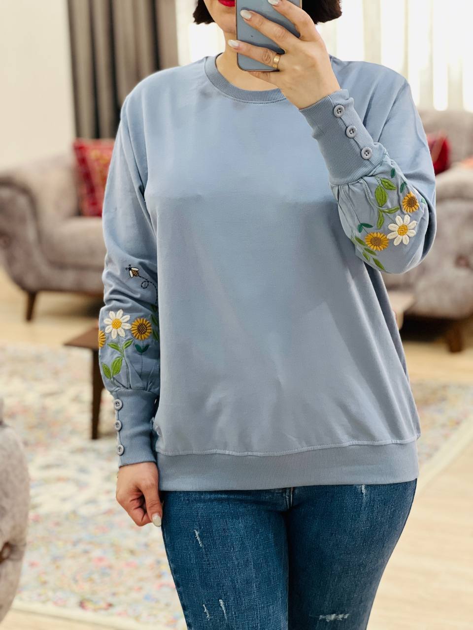 عکس محصول بلوز آستین گلدوزی زنبور - شماره 3