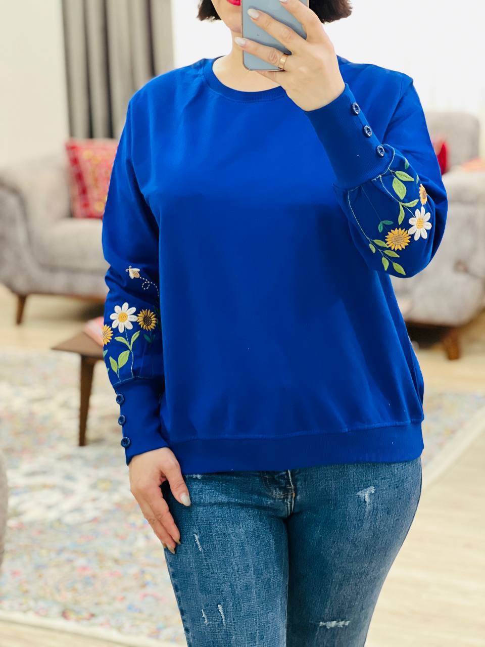 عکس محصول بلوز آستین گلدوزی زنبور - شماره 1