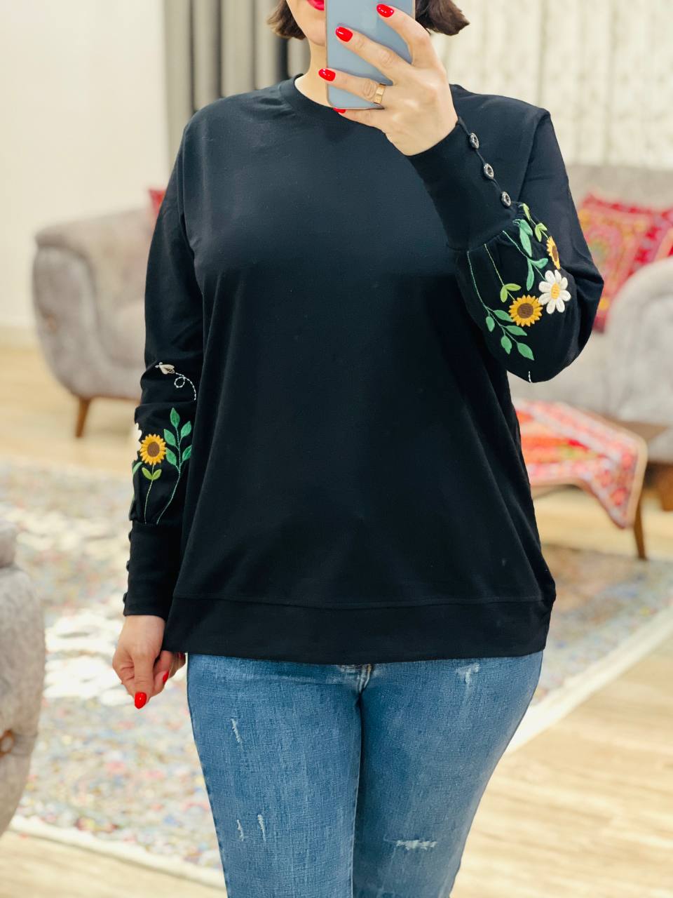 عکس محصول بلوز آستین دکمه پیچک - شماره 8