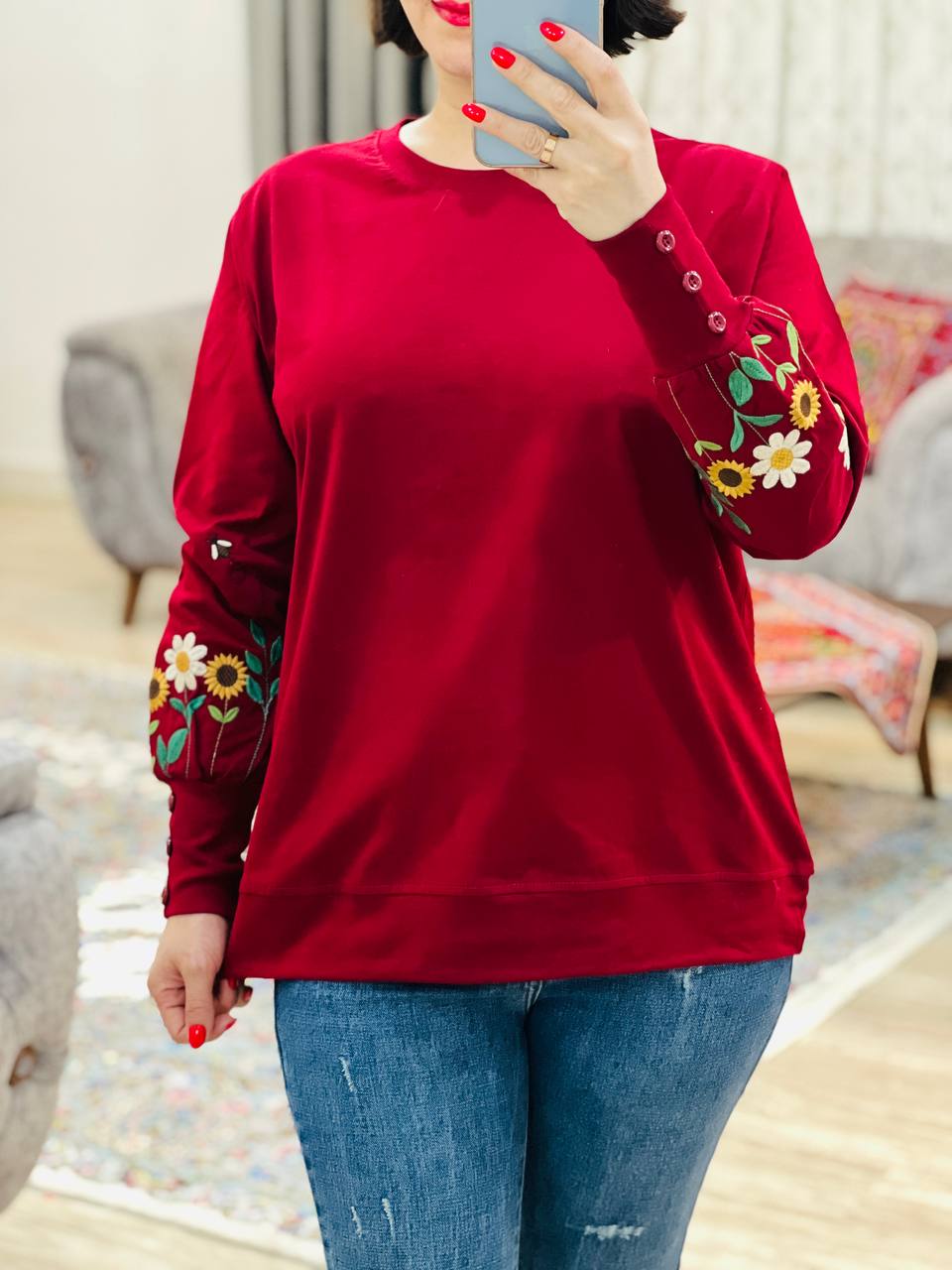 عکس محصول بلوز آستین دکمه پیچک - شماره 10