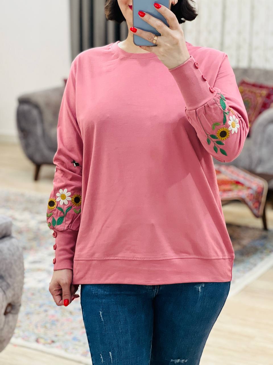 عکس محصول بلوز آستین دکمه پیچک - شماره 5