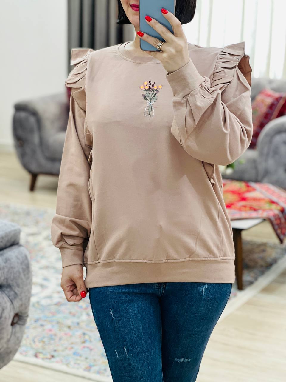 عکس محصول بلوز چین دار گندم - شماره 8