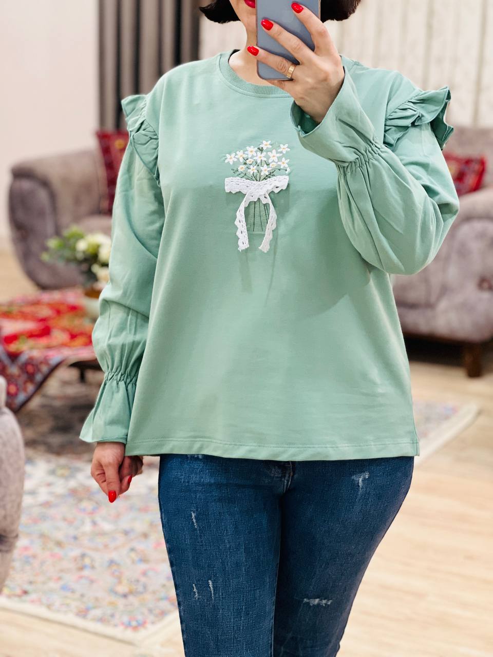 عکس محصول بلوز گلدوزی عروس - شماره 1