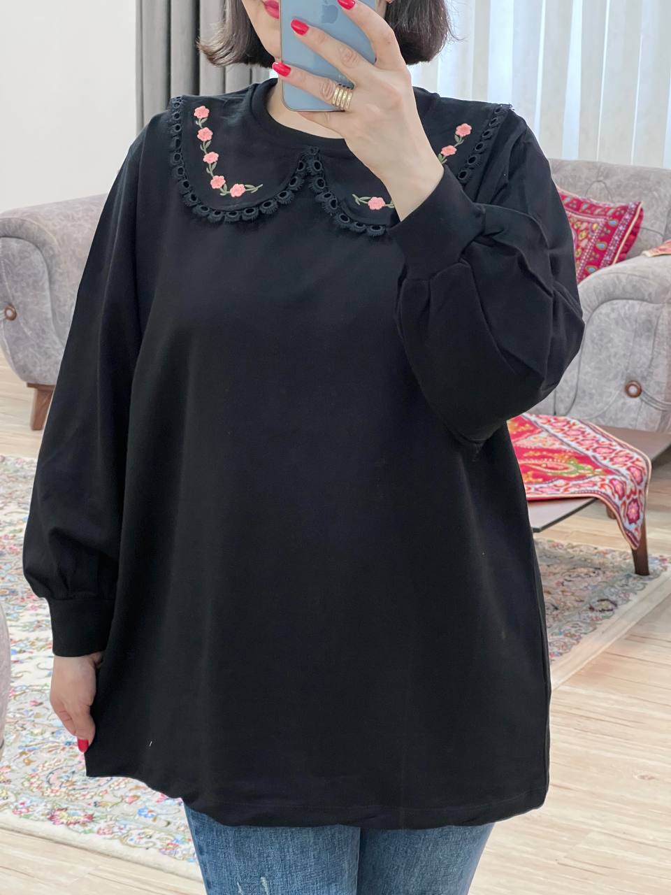 عکس محصول بلوز یقه به به مینا - شماره 10