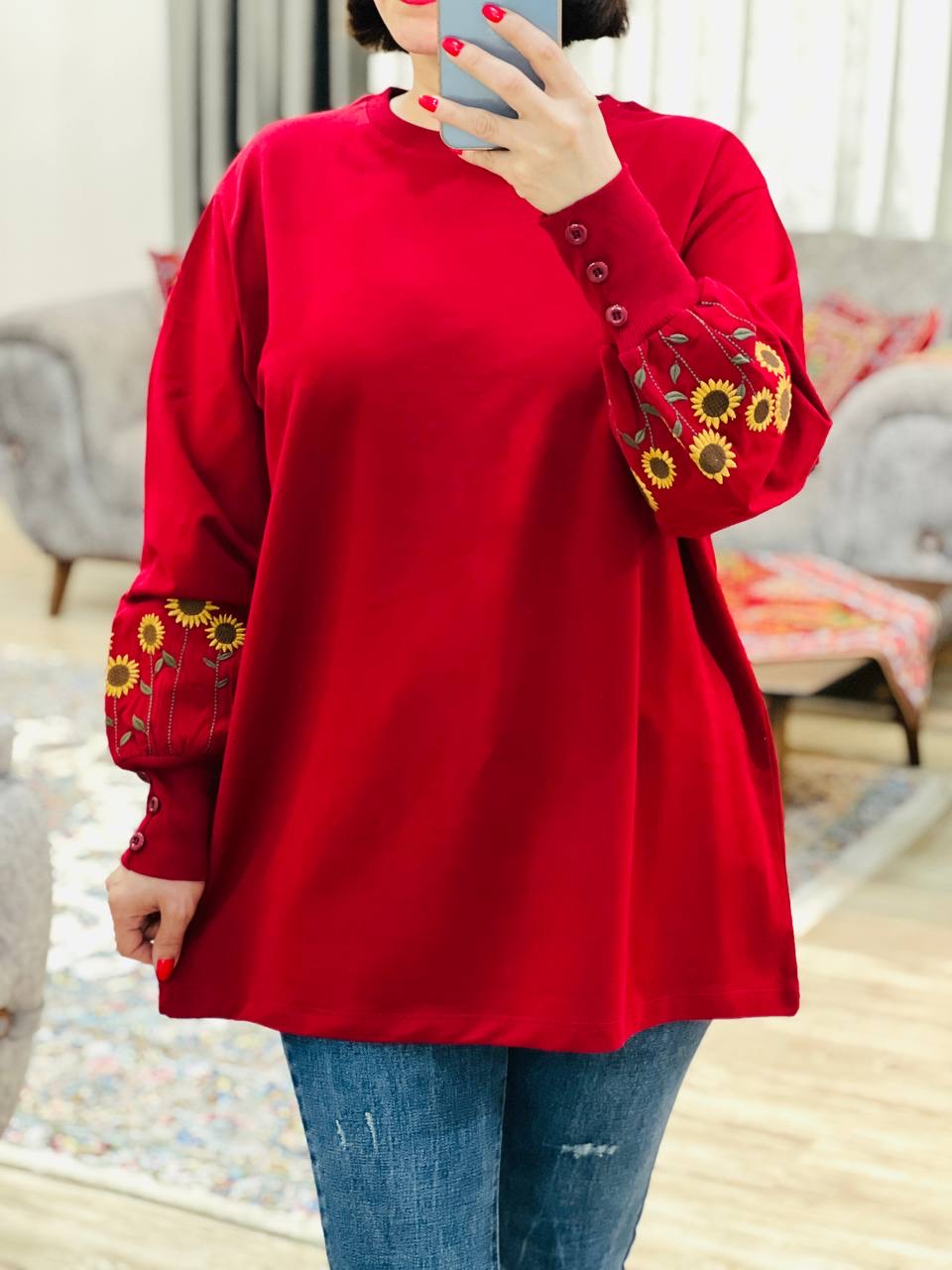 عکس محصول بلوز آستین دکمه خورشید - شماره 3