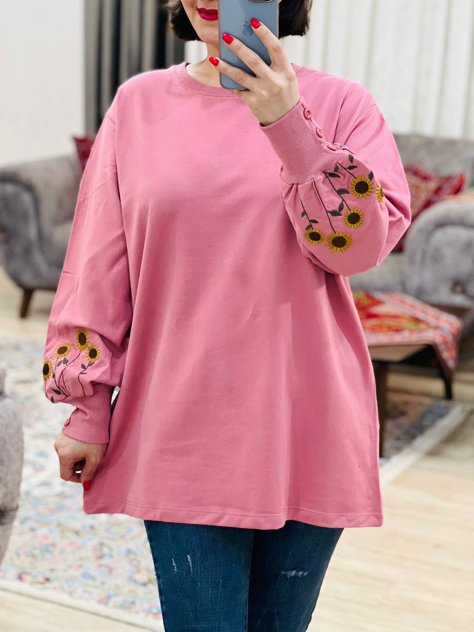 عکس محصول بلوز آستین دکمه خورشید - شماره 4