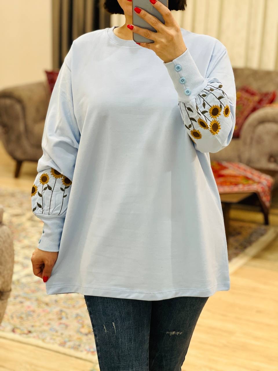 عکس محصول بلوز آستین دکمه خورشید - شماره 6