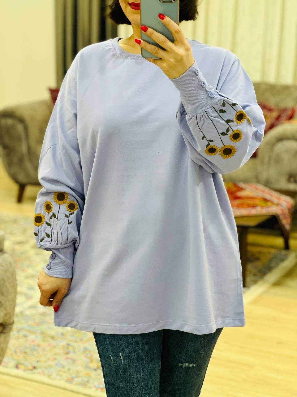 عکس محصول بلوز آستین دکمه خورشید - شماره 7