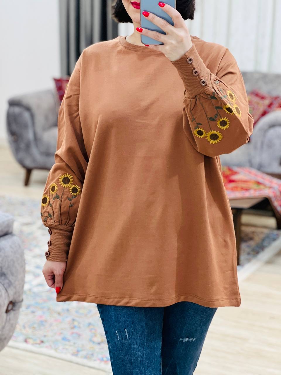عکس محصول بلوز آستین دکمه خورشید - شماره 8