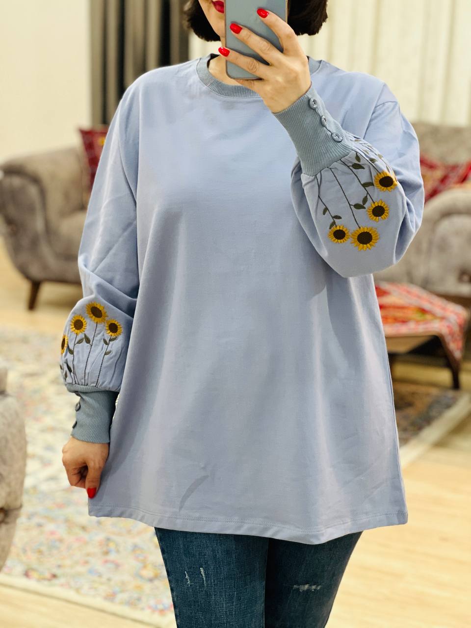 عکس محصول بلوز آستین دکمه خورشید - شماره 11