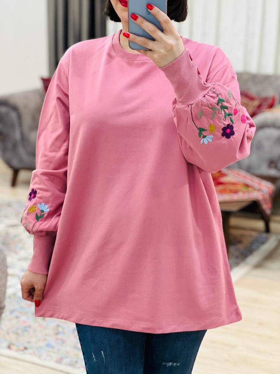 عکس محصول بلوز آستین دکمه نسترن - شماره 2