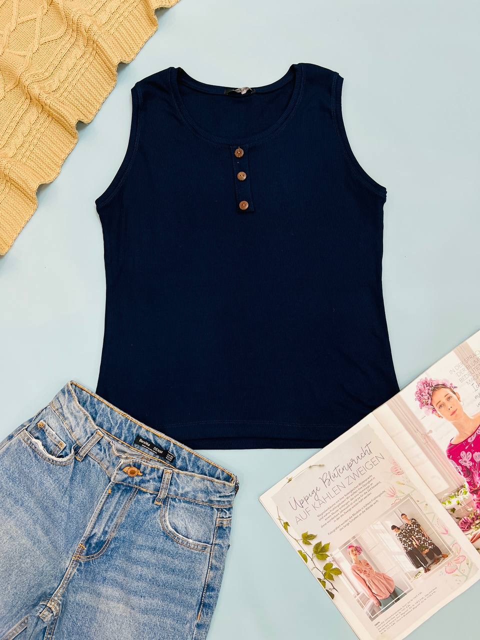 عکس محصول تاپ کبریتی سه دکمه - شماره 3