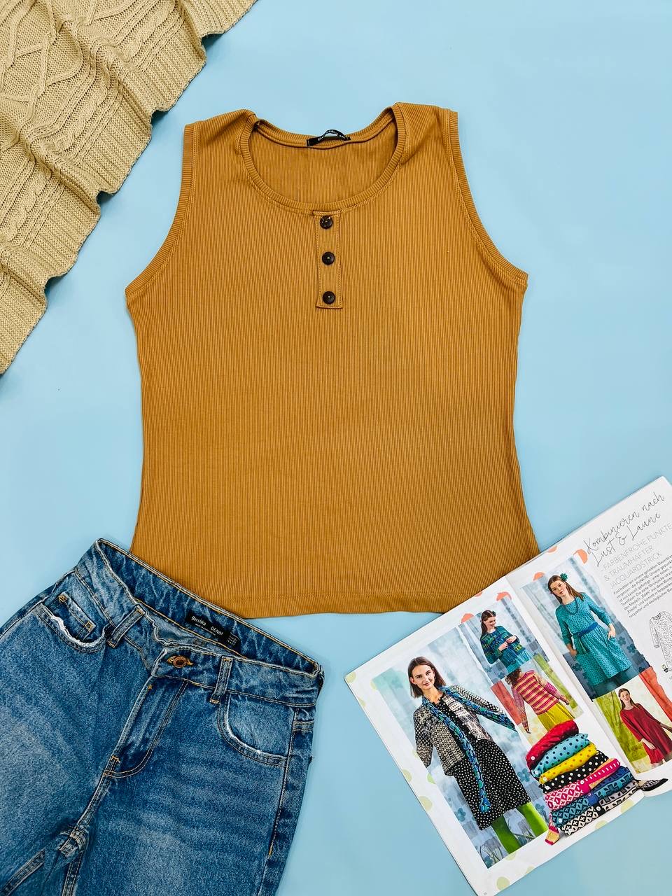 عکس محصول تاپ کبریتی سه دکمه - شماره 4