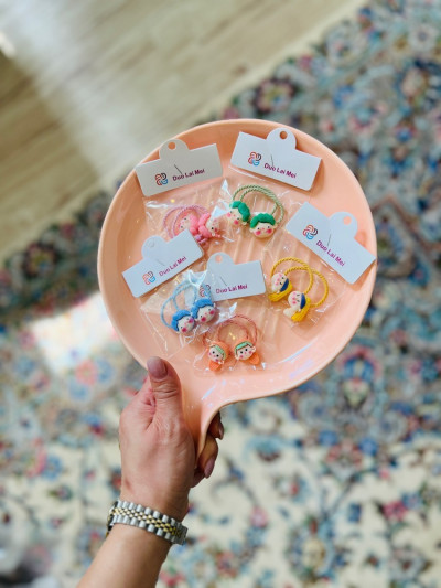 کش مو عروسکی رنگی
